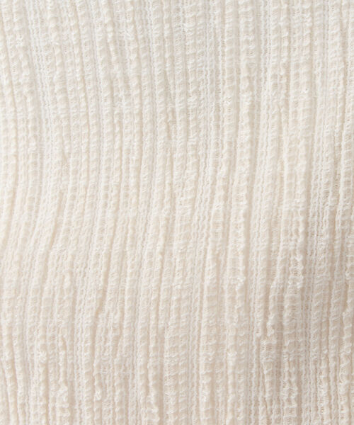 NOLLEY’S(ノーリーズ)の「リンクルラップトリコットハイネックプルオーバーカットソー(Tシャツ/カットソー・レディース・グリーン/アイボリー/ライトブルー/ネイビー/オフホワイト・38)」の16枚目の写真