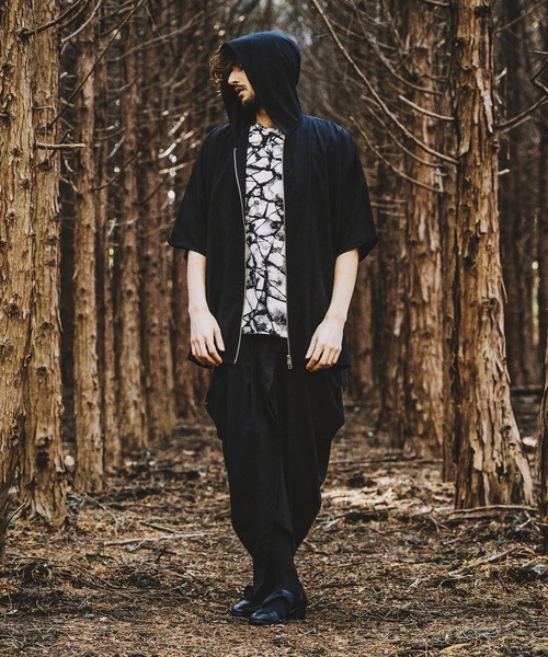NO ID.(ノーアイディ)の「【NO ID.】Crack Print Big T-Shirt / クラック プリント ビッグ Tシャツ(Tシャツ/カットソー・メンズ・ブラック/ブルー/ホワイト・ONE SIZE)」の6枚目の写真