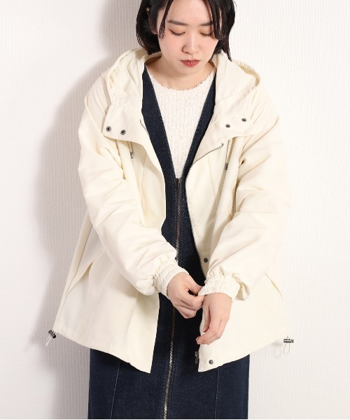 cepo(セポ)の「ワッシャーフィールドマウンテンパーカー(マウンテンパーカー・レディース・ベージュ/オフホワイト/オリーブ・M)」の2枚目の写真