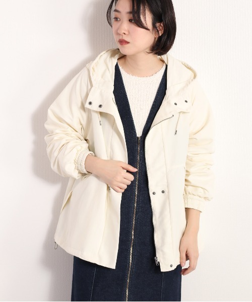 cepo(セポ)の「ワッシャーフィールドマウンテンパーカー(マウンテンパーカー・レディース・ベージュ/オフホワイト/オリーブ・M)」の4枚目の写真