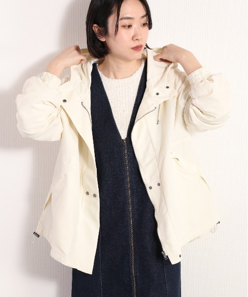 cepo(セポ)の「ワッシャーフィールドマウンテンパーカー(マウンテンパーカー・レディース・ベージュ/オフホワイト/オリーブ・M)」の18枚目の写真