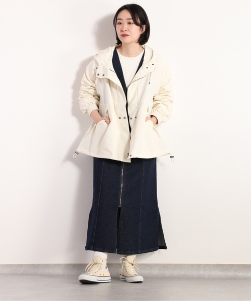 cepo(セポ)の「ワッシャーフィールドマウンテンパーカー(マウンテンパーカー・レディース・ベージュ/オフホワイト/オリーブ・M)」の9枚目の写真