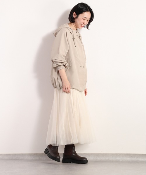 cepo(セポ)の「ワッシャーフィールドマウンテンパーカー(マウンテンパーカー・レディース・ベージュ/オフホワイト/オリーブ・M)」の6枚目の写真