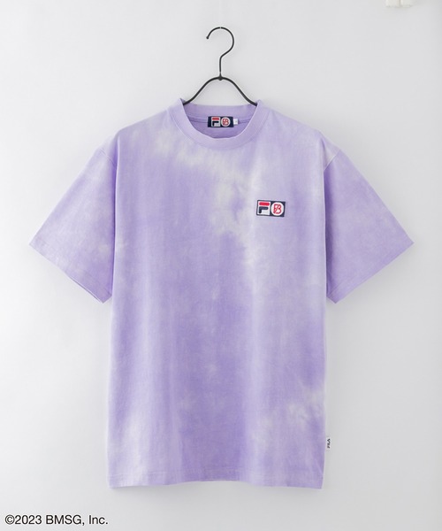 FILA(フィラ)の「【FILA/フィラ】【BE:FIRST/ビーファースト】コラボ プリントタイダイ ビッグシルエット Tシャツ ノベルティー付き(Tシャツ/カットソー・メンズ・パープル/サックスブルー/ピンク・MEDIUM/LARGE)」の6枚目の写真
