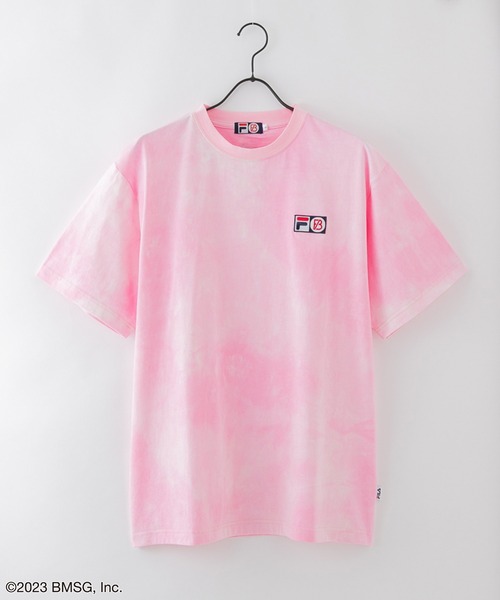 FILA(フィラ)の「【FILA/フィラ】【BE:FIRST/ビーファースト】コラボ プリントタイダイ ビッグシルエット Tシャツ ノベルティー付き(Tシャツ/カットソー・メンズ・パープル/サックスブルー/ピンク・MEDIUM/LARGE)」の7枚目の写真