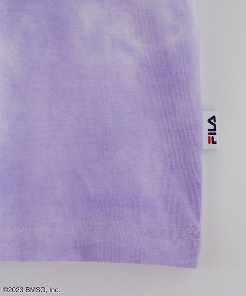 FILA(フィラ)の「【FILA/フィラ】【BE:FIRST/ビーファースト】コラボ プリントタイダイ ビッグシルエット Tシャツ ノベルティー付き(Tシャツ/カットソー・メンズ・パープル/サックスブルー/ピンク・MEDIUM/LARGE)」の11枚目の写真