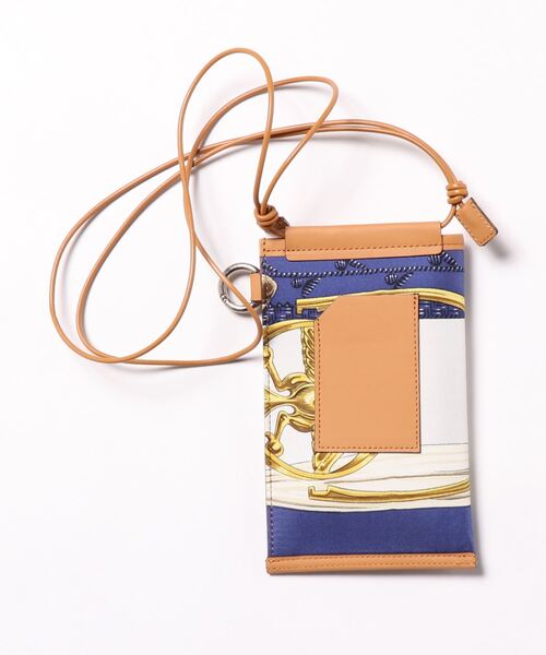 PUBLIC TOKYO（パブリックトウキョウ）の「ヴィンテージスカーフBAG（ショルダーバッグ・レディース・ブルー/ベージュ/グリーン・FREE）」の3枚目の写真