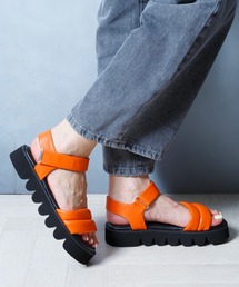 サンダル（オレンジ/橙色系・スポーツサンダル）ファッション通販