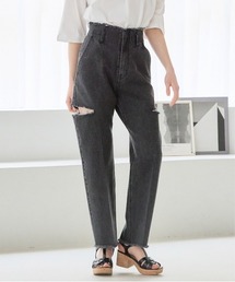 サイドスリットデニムパンツ 188175