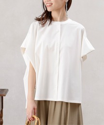 360度ストレッチバンドカラーシャツ