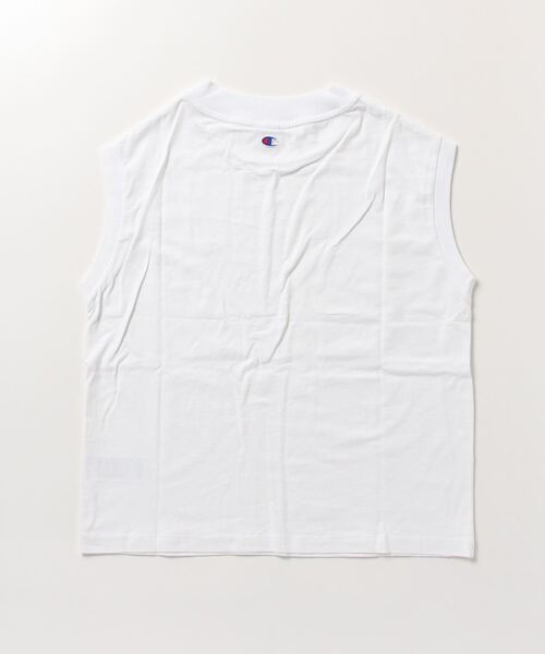 Champion（チャンピオン）の「チャンピオン  SLEEVELESS SHIRT_（タンクトップ・レディース・ホワイト/オレンジ/ダークグレー・M/L）」の5枚目の写真