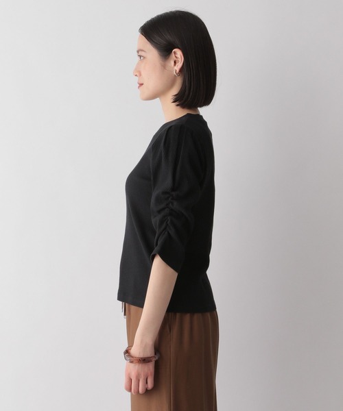 LOWRYS FARM(ローリーズファーム)の「リブパワショル5S 195480(Tシャツ/カットソー・レディース・ホワイト/ブラック/グレー/その他・FREE)」の15枚目の写真