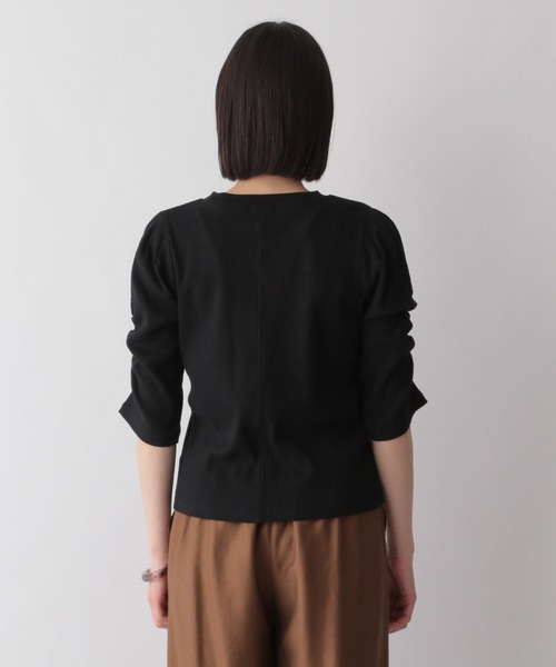 LOWRYS FARM(ローリーズファーム)の「リブパワショル5S 195480(Tシャツ/カットソー・レディース・ホワイト/ブラック/グレー/その他・FREE)」の16枚目の写真