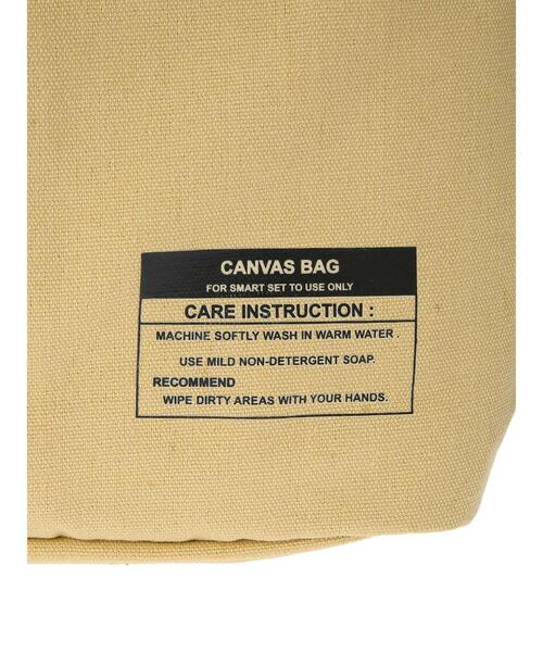 Samansa Mos2 blue（サマンサモスモスブルー）の「キャンバスアウトポケット2WAYショルダーバッグ（ハンドバッグ・レディース・キナリ/グレー/イエロー・ﾌﾘ-）」の18枚目の写真