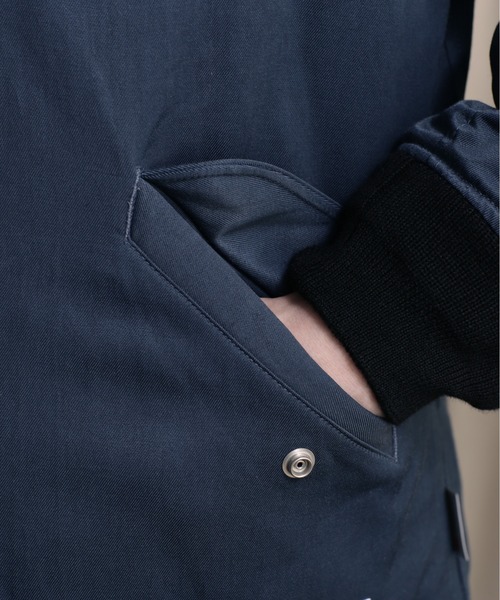 schott（ショット）の「Schott/ショット/NEW STYLE MA-1/ニュースタイル エムエーワン（MA-1・メンズ・ブラック/ゴールド/ネイビー・XL/2XL/M/L）」の9枚目の写真