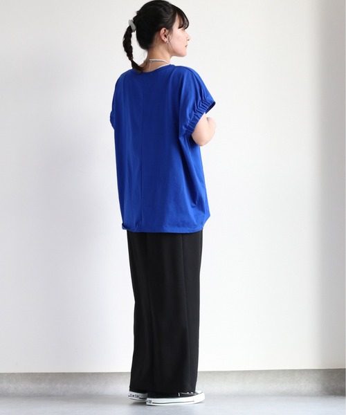 tシャツ 「WEB限定」シルケットパールロゴトップス レディース cepo（セポ）の「シルケットパールロゴTee（Tシャツ