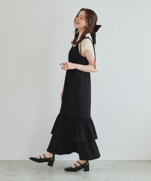 pomiii(ポミー)の「シアーハイネックトップス(Tシャツ/カットソー・レディース・ピンク/アイボリー・FREE)」の22枚目の写真