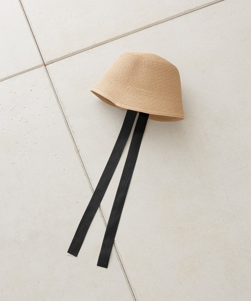 Chico(チコ)の「サイドリボン付ストローハット(ハット・レディース・アイボリー/ブラック/ブラウン・FREE)」の15枚目の写真