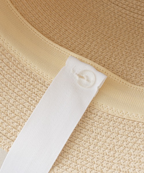 Chico(チコ)の「サイドリボン付ストローハット(ハット・レディース・アイボリー/ブラック/ブラウン・FREE)」の21枚目の写真