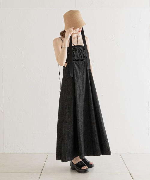 Chico(チコ)の「サイドリボン付ストローハット(ハット・レディース・アイボリー/ブラック/ブラウン・FREE)」の10枚目の写真