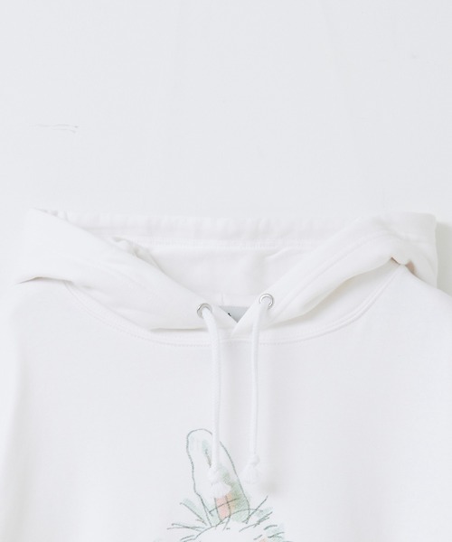 STRAY SHEEP（ストレイシープ）の「[STRAY SHEEP]スージー・ズー×STRAY SHEEP パーカー（パーカー・レディース・ホワイト系/ホワイト系1・X-LARGE/LARGE/MEDIUM）」の9枚目の写真