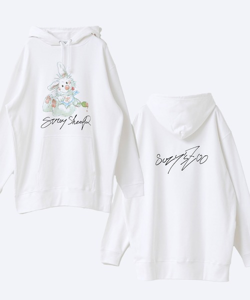 STRAY SHEEP（ストレイシープ）の「[STRAY SHEEP]スージー・ズー×STRAY SHEEP パーカー（パーカー・レディース・ホワイト系/ホワイト系1・X-LARGE/LARGE/MEDIUM）」の19枚目の写真