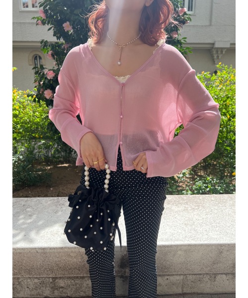 jumelle（ジュメロ）の「【限定販売】2wayパールバッグ（ハンドバッグ・レディース・ブラック・FREE）」の6枚目の写真