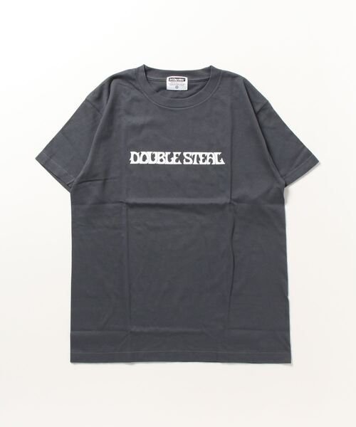 DOUBLE STEAL(ダブルスティール)の「イバラロゴ Tシャツ(Tシャツ/カットソー・メンズ・ブラック/ホワイト/サンドベージュ/ネイビー・LARGE/X-LARGE/XX-LARGE/MEDIUM)」の1枚目の写真