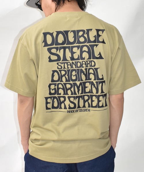 DOUBLE STEAL(ダブルスティール)の「イバラロゴ Tシャツ(Tシャツ/カットソー・メンズ・ブラック/ホワイト/サンドベージュ/ネイビー・LARGE/X-LARGE/XX-LARGE/MEDIUM)」の4枚目の写真
