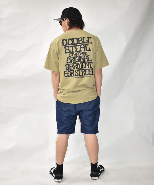 DOUBLE STEAL(ダブルスティール)の「イバラロゴ Tシャツ(Tシャツ/カットソー・メンズ・ブラック/ホワイト/サンドベージュ/ネイビー・LARGE/X-LARGE/XX-LARGE/MEDIUM)」の10枚目の写真