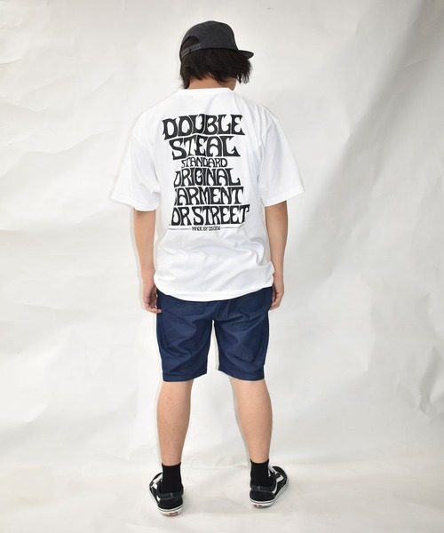 DOUBLE STEAL(ダブルスティール)の「イバラロゴ Tシャツ(Tシャツ/カットソー・メンズ・ブラック/ホワイト/サンドベージュ/ネイビー・LARGE/X-LARGE/XX-LARGE/MEDIUM)」の18枚目の写真