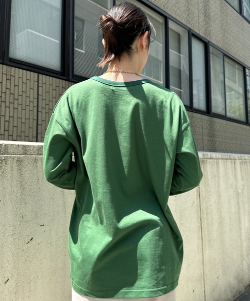 Eglly(エグリー)の「EgllyボックスロゴロンT(Tシャツ/カットソー・レディース・グリーン/ホワイト/パープル・FREE)」の16枚目の写真