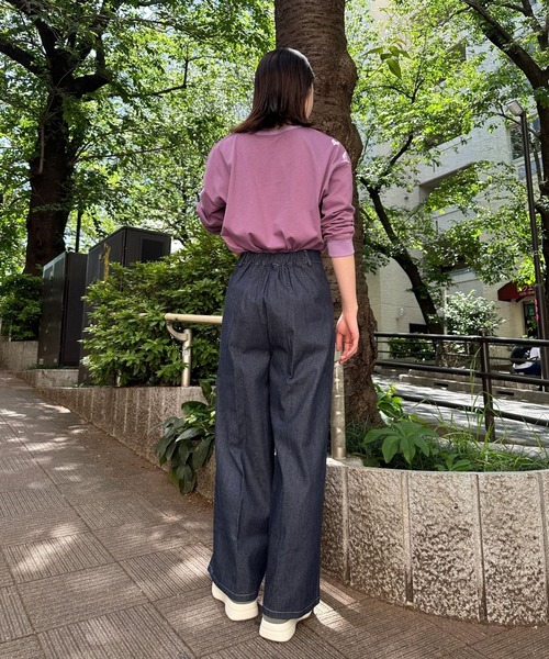 Eglly(エグリー)の「EgllyボックスロゴロンT(Tシャツ/カットソー・レディース・グリーン/ホワイト/パープル・FREE)」の20枚目の写真