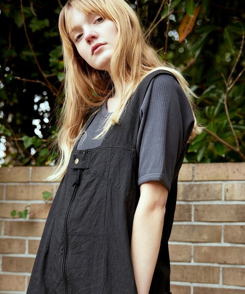 RNA-N(アールエヌエーエヌ)の「M2059 リサイクルリブプルオーバー(Tシャツ/カットソー・レディース・カーキブラウン/チャコール/キナリ・MEDIUM)」の9枚目の写真