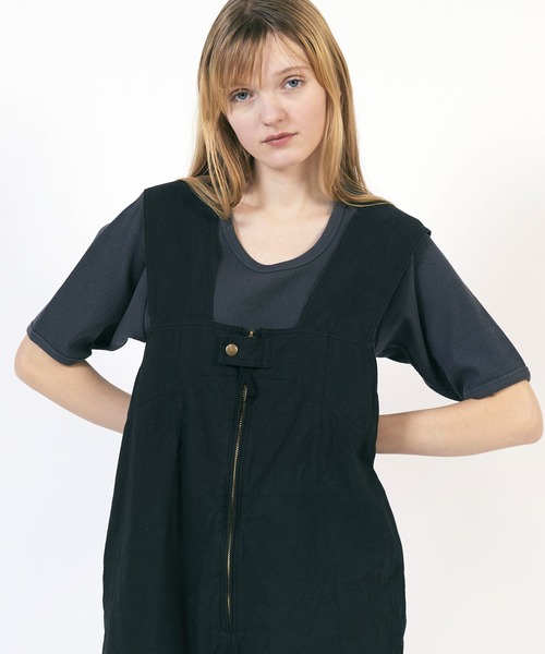 RNA-N(アールエヌエーエヌ)の「M2059 リサイクルリブプルオーバー(Tシャツ/カットソー・レディース・カーキブラウン/チャコール/キナリ・MEDIUM)」の12枚目の写真