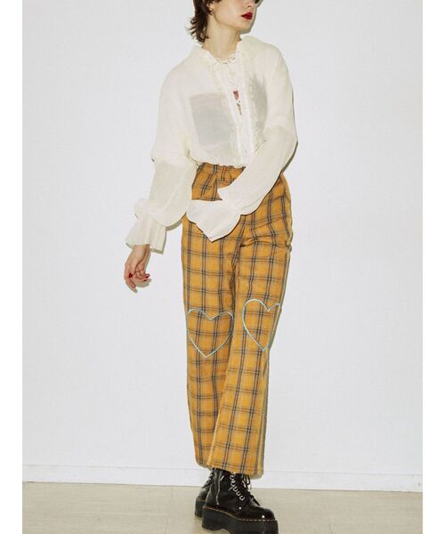 jouetie（ジュエティ）の「プリーツシアーブラウス（シャツ/ブラウス・レディース・ブラック/オフホワイト/ピンク・MEDIUM）」の16枚目の写真