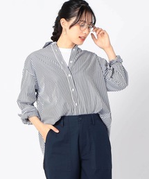 Grand PARK | 長袖ストライプシャツ(シャツ/ブラウス)