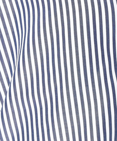 Grand PARK（グランドパーク）の「長袖ストライプシャツ（シャツ/ブラウス・レディース・ブルー/ネイビー・FREE）」の12枚目の写真