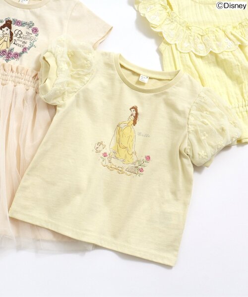 Disney(ディズニー)の「ディズニープリンセス・フローズン/パフスリーブTシャツ(Tシャツ/カットソー・キッズ・サックスブルー/ピンク/ラベンダー/イエロー・110/130/140/120/90/100/80)」の3枚目の写真