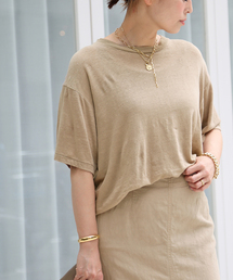Deuxieme Classe（ドゥーズィエムクラス）の「LINEN BASE T