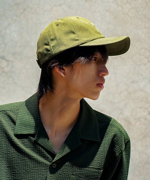 THRASHER（スラッシャー）の「GONS ART 6P DAD CAP/スラッシャーフロントGONSアート・デザイン６パネルキャップ（キャップ・メンズ・ブラック/ベージュ/オリーブ/ピンク・FREE）」の16枚目の写真