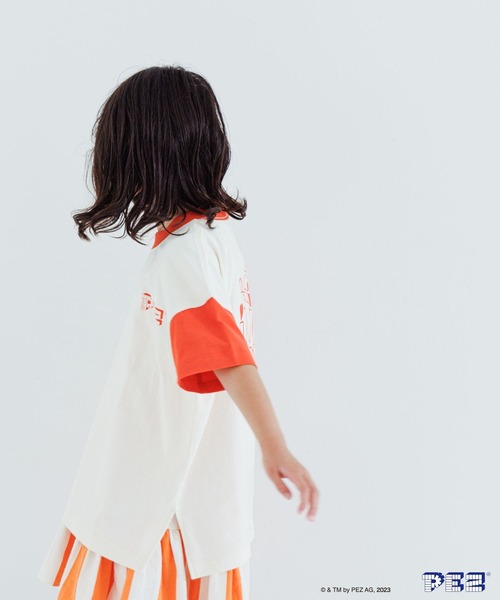 LOWRYS FARM（ローリーズファーム）の「ＰＥＺハイショクＴシャツショートスリーブ　963591（Tシャツ/カットソー・キッズ・レッド/ネイビー・110cm/140cm/150cm/130cm/120cm）」の8枚目の写真