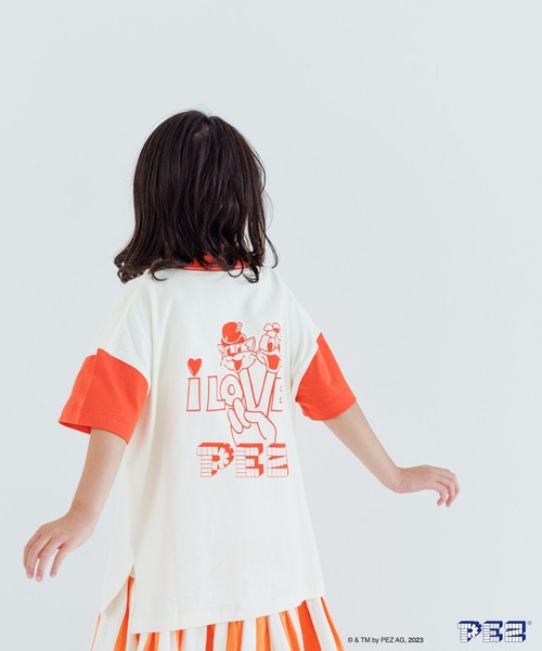 LOWRYS FARM（ローリーズファーム）の「ＰＥＺハイショクＴシャツショートスリーブ　963591（Tシャツ/カットソー・キッズ・レッド/ネイビー・110cm/140cm/150cm/130cm/120cm）」の9枚目の写真