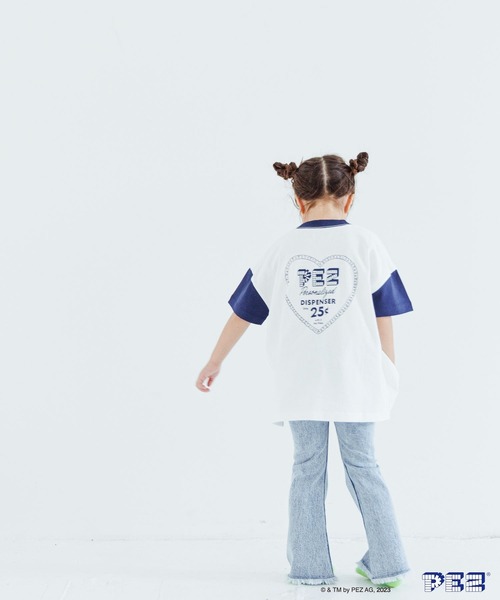 LOWRYS FARM（ローリーズファーム）の「ＰＥＺハイショクＴシャツショートスリーブ　963591（Tシャツ/カットソー・キッズ・レッド/ネイビー・110cm/140cm/150cm/130cm/120cm）」の12枚目の写真