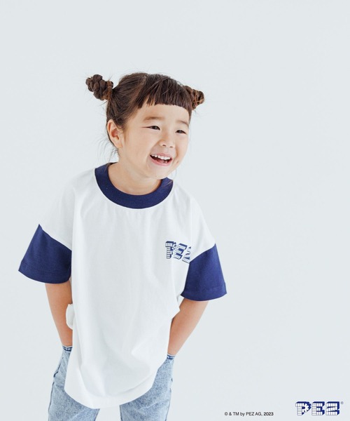 LOWRYS FARM（ローリーズファーム）の「ＰＥＺハイショクＴシャツショートスリーブ　963591（Tシャツ/カットソー・キッズ・レッド/ネイビー・110cm/140cm/150cm/130cm/120cm）」の15枚目の写真