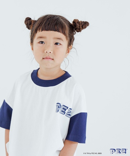 LOWRYS FARM（ローリーズファーム）の「ＰＥＺハイショクＴシャツショートスリーブ　963591（Tシャツ/カットソー・キッズ・レッド/ネイビー・110cm/140cm/150cm/130cm/120cm）」の16枚目の写真