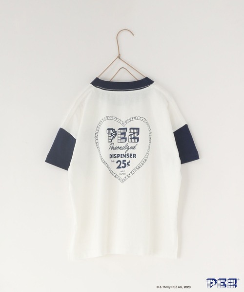 LOWRYS FARM（ローリーズファーム）の「ＰＥＺハイショクＴシャツショートスリーブ　963591（Tシャツ/カットソー・キッズ・レッド/ネイビー・110cm/140cm/150cm/130cm/120cm）」の19枚目の写真