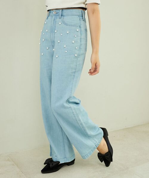 MAJESTIC LEGON（マジェスティックレゴン）の「【WEB限定XLサイズあり】取り外しできるリボンパンプス（パンプス・レディース・ブラック/アイボリー・LARGE/X-LARGE/MEDIUM/SMALL）」の17枚目の写真