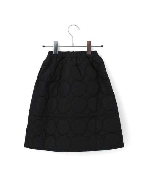 MAKE YOUR DAY（メイクユアデイ）の「ドットキルトスカート■80～140cm（スカート・キッズ・カーキ/ブラック・90/80/120/140/130/110/100）」の10枚目の写真