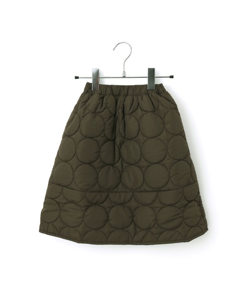 MAKE YOUR DAY（メイクユアデイ）の「ドットキルトスカート■80～140cm（スカート・キッズ・カーキ/ブラック・90/80/120/140/130/110/100）」の11枚目の写真